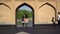 Iranian people on SioSePol or Bridge of 33 arches, Isfahan, Iran