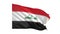 Iraq Flag national flag on white background.