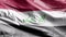 Iraq textile flag waving on the wind loop