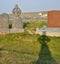 Ireland cemetery tomb shadow