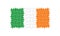 Ireland puzzle effect national flag country emblem