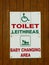 Ireland. Toilet. Bilinguism