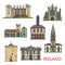 Ireland travel landmark architecture, church abbey