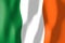 Ireland - waving flag - 3D illustration