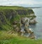 Ireland white cliffs