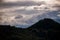 Iridescent clouds over the mountains of Xeraco