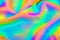 Iridescent fabric background. Shiny mother of pearl fabric, bright multi-colored fabric