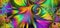 Iridescent Flourish Holographic Fairy Another World Rainbow Abstract Fractal Bright Background