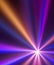 Iridescent sparkling glow. Led neon purple pink gold glowing. Refraction of rays through a prism