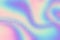 Iridescent texture. Holographic background. Hologram gradient neon color. Foil effect. Rainbow graphic. Chrome cosmic design for p