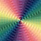 Iridescent Wavy Lines Intersect in the Center. The Visual Illusion Of Movement.