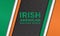 Irish-American Heritage Month Background