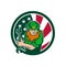 Irish-American Mechanic USA Flag Icon