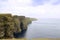 Irish coast ireland rock overhanging the sea