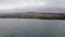 Irish coastline at the west coast of Ireland - wide angle view from the Atlantic Ocean