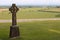 Irish Cross in Front of Fields