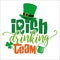 Irish Drinking Team, beer, clover, celebration, Saint Patrick\\\'s Day, for Shirt design