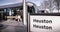 Irish electric tram that parks in front of Heuston train station in Dublin, Ireland