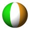 Irish flag sphere