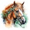 Irish horse watercolor