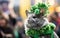 Irish Joy Capturing Saint Patrick Day Parade Beauty. Generative AI