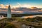 Irish Landmark Beacon West Cork hill cliff sunset Ireland monument