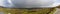 Irish Landscape in Connemara with Very Big Rainy Clouds