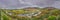 Irish landscape panorama