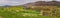 Irish landscape panorama