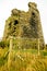 Irish landscape. Ruins of castle, County Cork, Ireland Europe