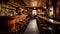 Irish pub interior design. Generative AI