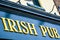 Irish Pub Words on Building