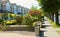 Irish suburbs; view of typical english suburban street housing