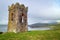 Irish watch tower over Dingle Bay