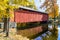 Irishmans Covered Bridge in Fall