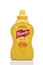IRIVNE, CALIFORNIA - 4 JULY 2021: A 14 ounce bottle of Frenchs Classic Yellow Mustard