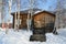 Irkutsk region, Taltsy village. Wooden house of the 19th century