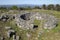 Iron Age dwelling at the San CibrÃ¡n de LÃ¡s hillfort. Ourense, Galicia. Spain.