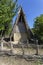 Iron age house at the Archeological park in Szazhalombatta, Hungary