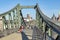 iron bridge, Eiserner Steg, Iron footbridge is footbridge leading over river Main in Frankfurt