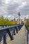 Iron Bridge in LogroÃ±o, La Rioja. Spain.