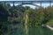 Iron bridge over Adda river at Paderno