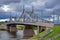 Iron bridge in Tver city