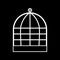 Iron cage icon.