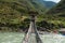 Iron chain bridge, Tamchoe Monastery, Bhutan