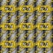 Iron chains with money seamless texture