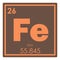 Iron chemical element