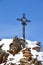 Iron cross in Alps