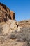 Iron Deposits in eroding Sandstone Rock