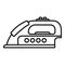 Iron device icon outline vector. Electric appliance